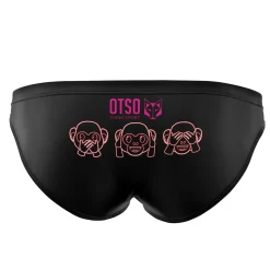 Hot OTSO Bañador slip hombre - Emoji Monkey Neon