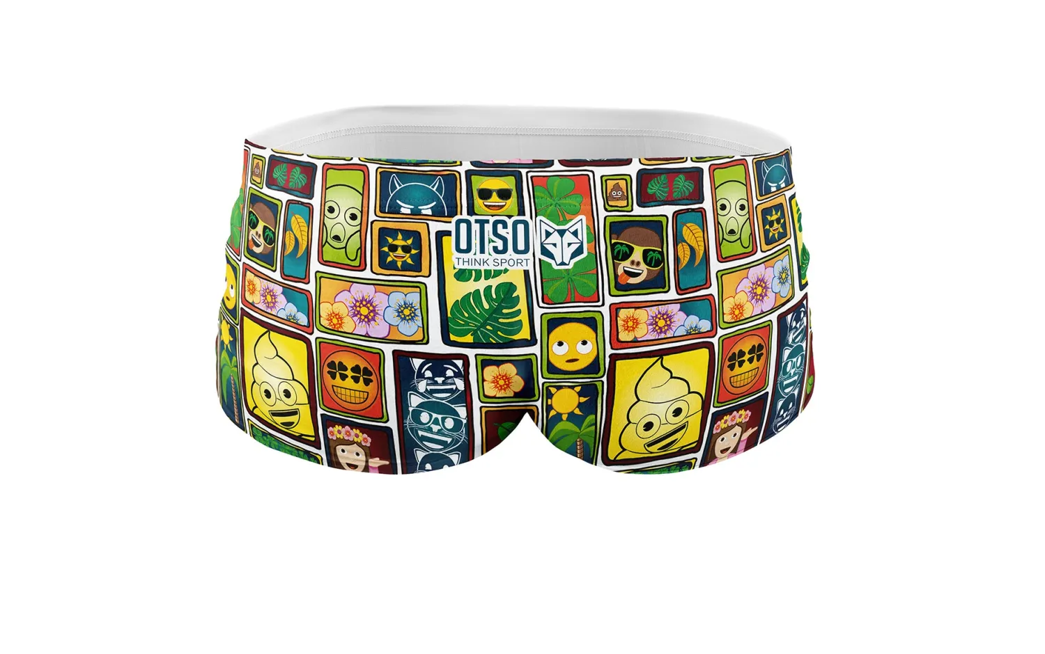 Cheap OTSO Bañador trunk hombre - Emoji Portrait