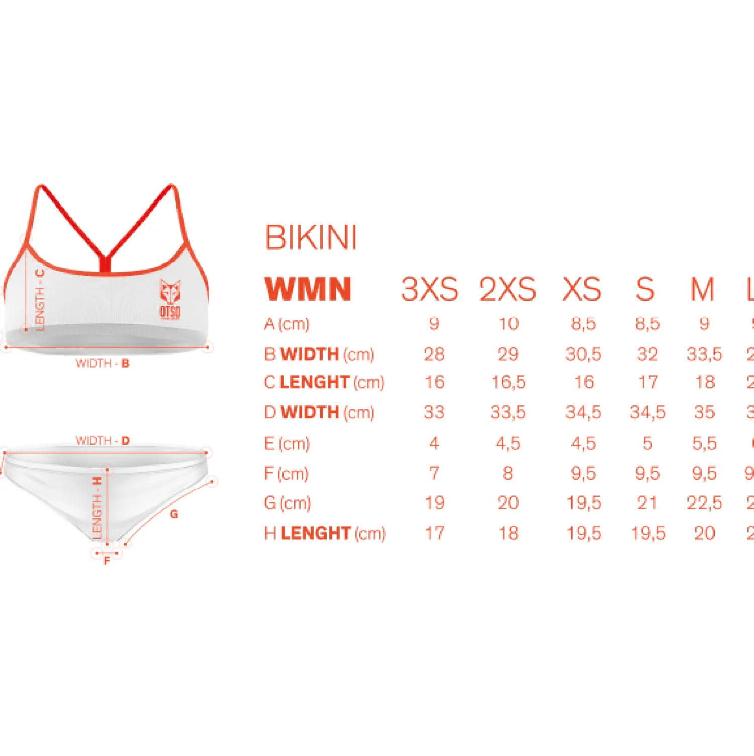 Hot OTSO Bikini - Hello Kitty Stripes
