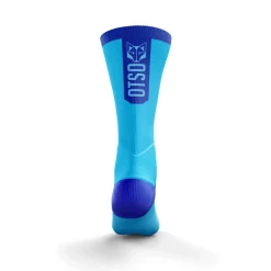 Shop OTSO Calcetines de Ciclismo High Cut - Fluo Blue