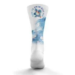 Hot OTSO Calcetines Sublimados - Swim Bike Run Wave