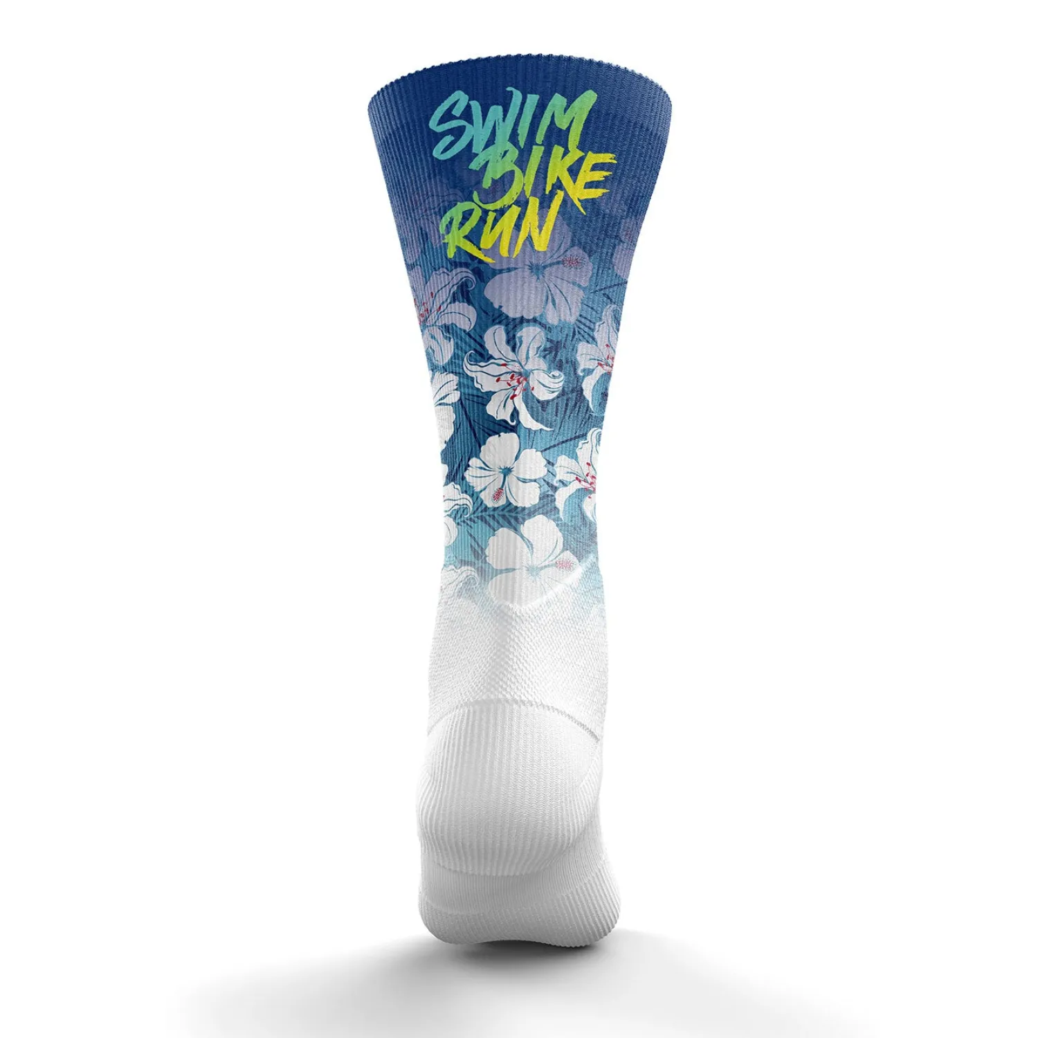 Shop OTSO Calcetines Sublimados - Swim Bike Run Flower