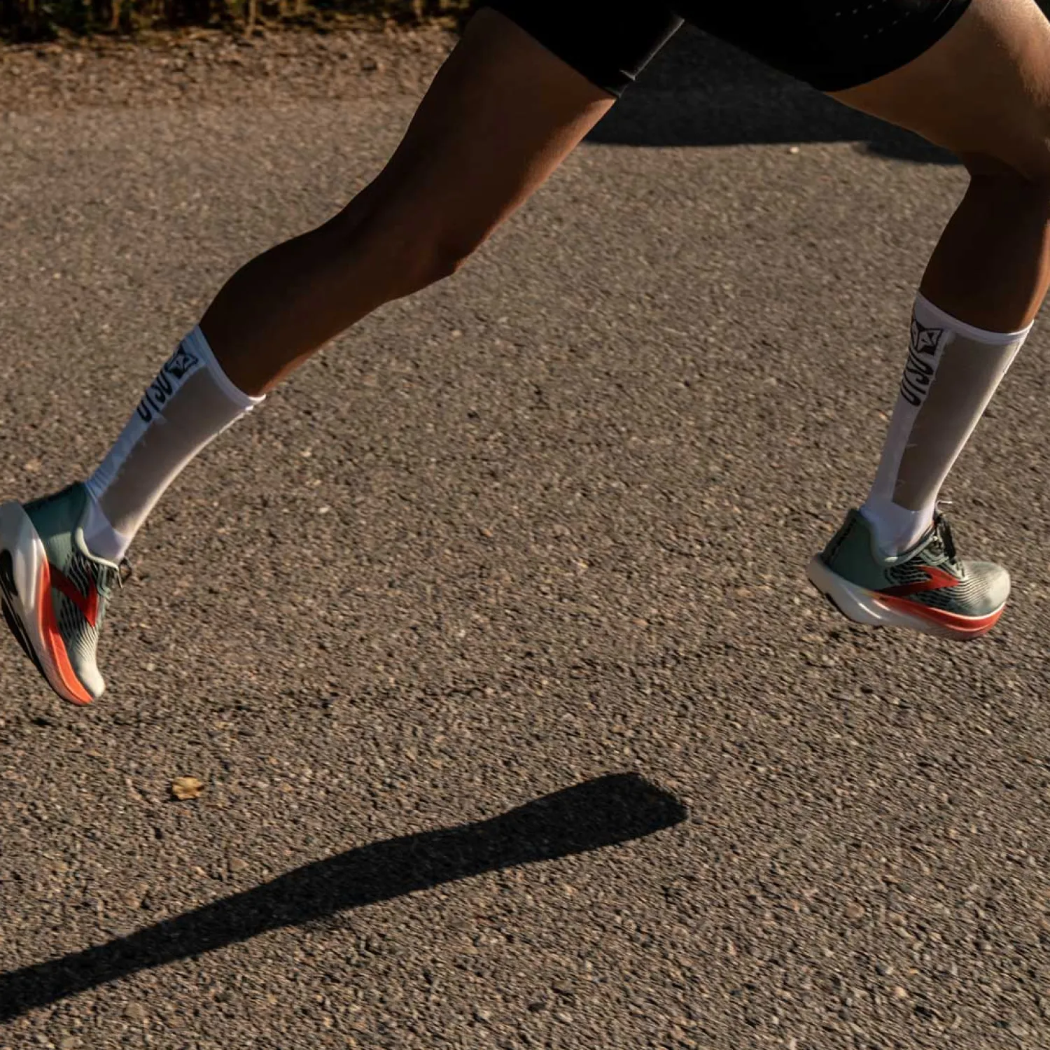 New OTSO Calcetines UltraLight - Pure White & Silver Grey