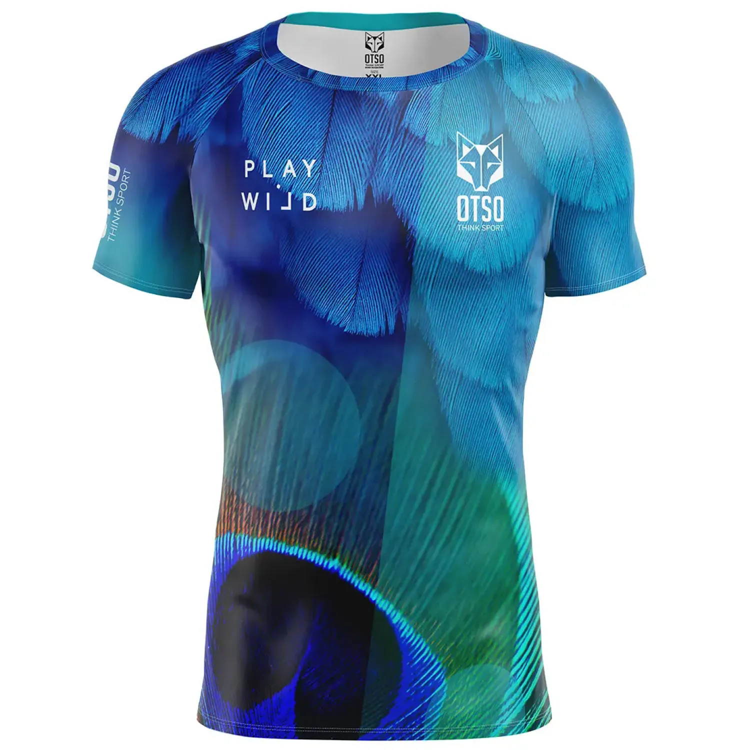 Clearance OTSO Camiseta de pádel manga corta hombre - Blue Birds