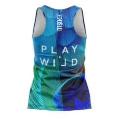 Discount OTSO Camiseta de pádel sin mangas mujer - Blue Birds