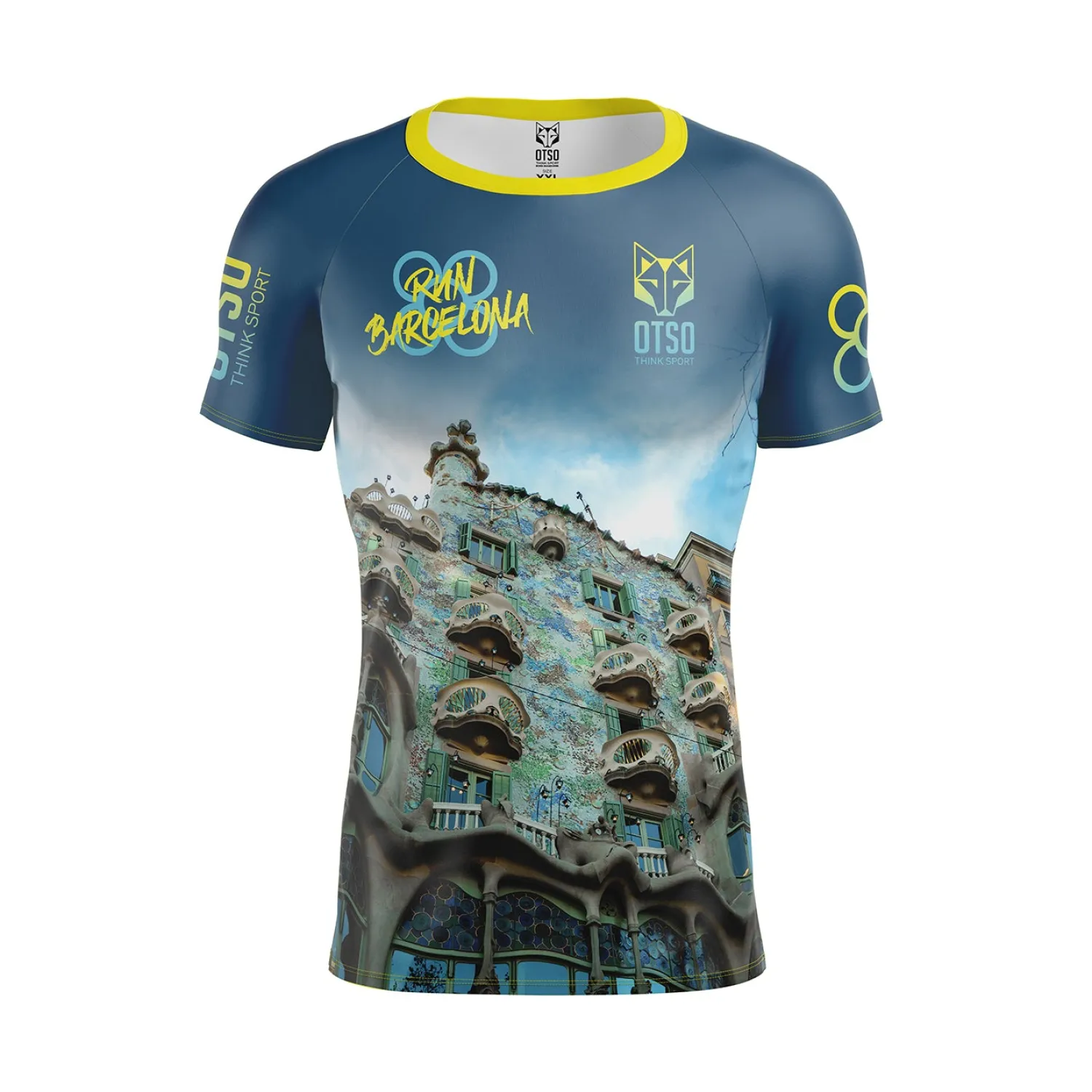 Outlet OTSO Camiseta manga corta hombre - Run Barcelona 2024 (Outlet)