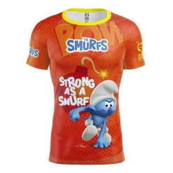Clearance OTSO Camiseta manga corta hombre - Strong as a Smurf