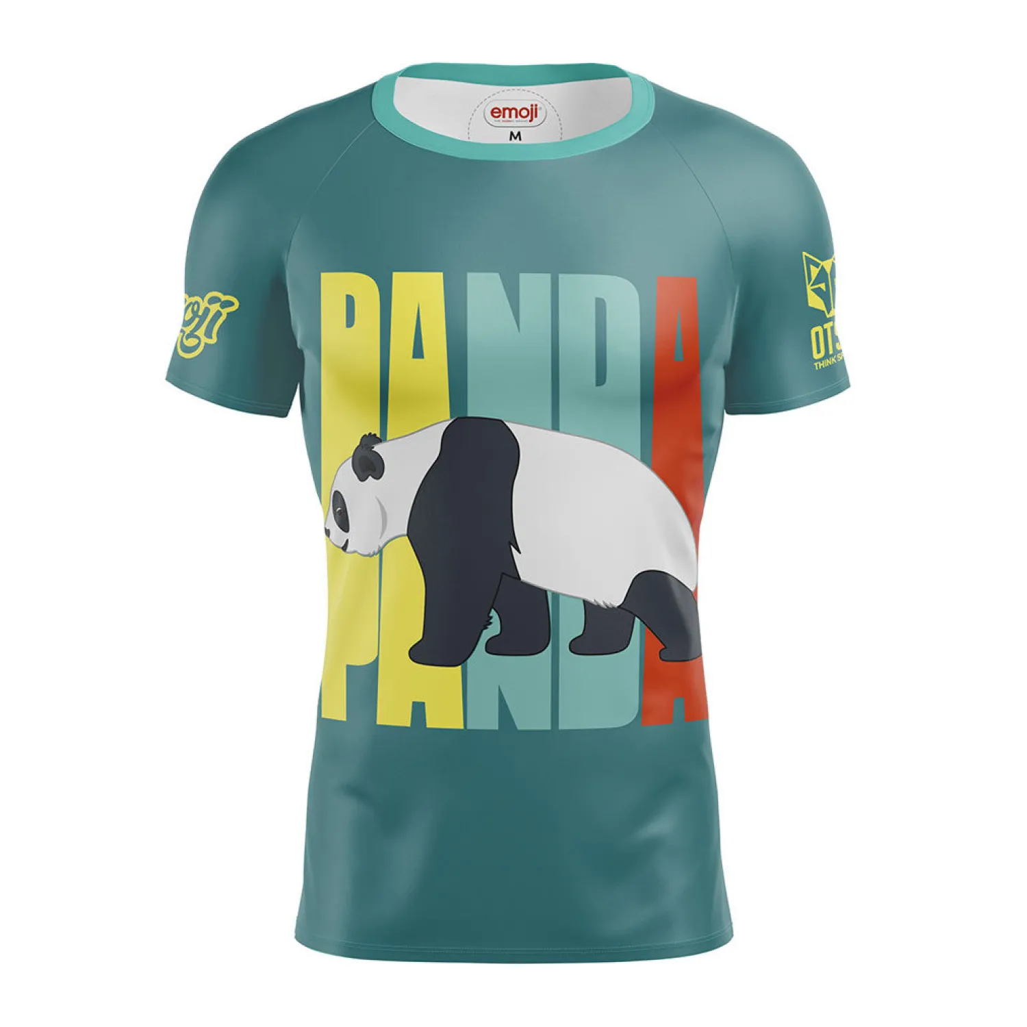 Fashion OTSO Camiseta manga corta hombre - Emoji Panda
