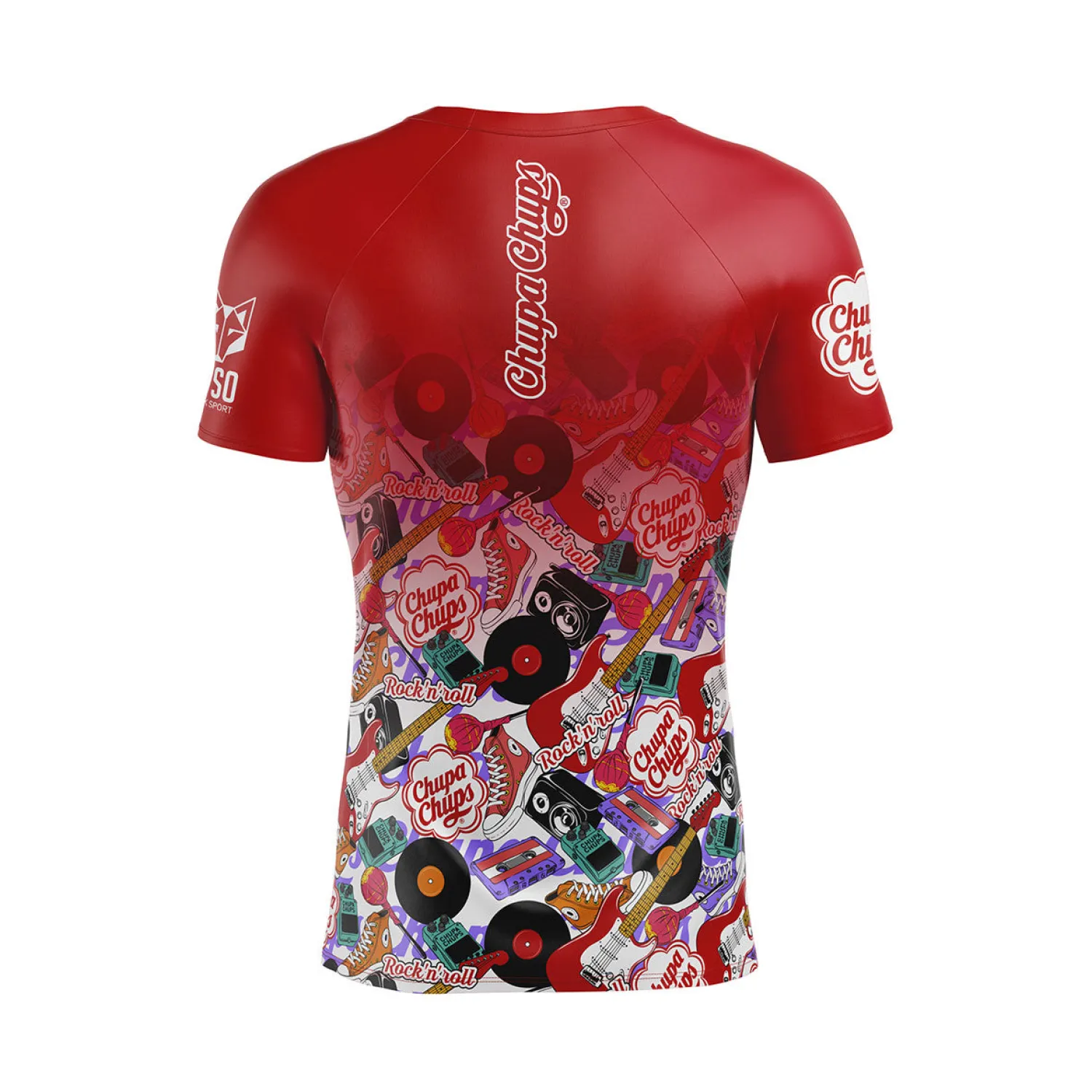 Shop OTSO Camiseta manga corta hombre - Chupa Chups Rock'n'Roll
