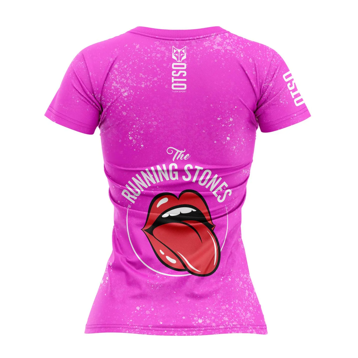 Store OTSO Camiseta manga corta mujer - Running Stones Pink