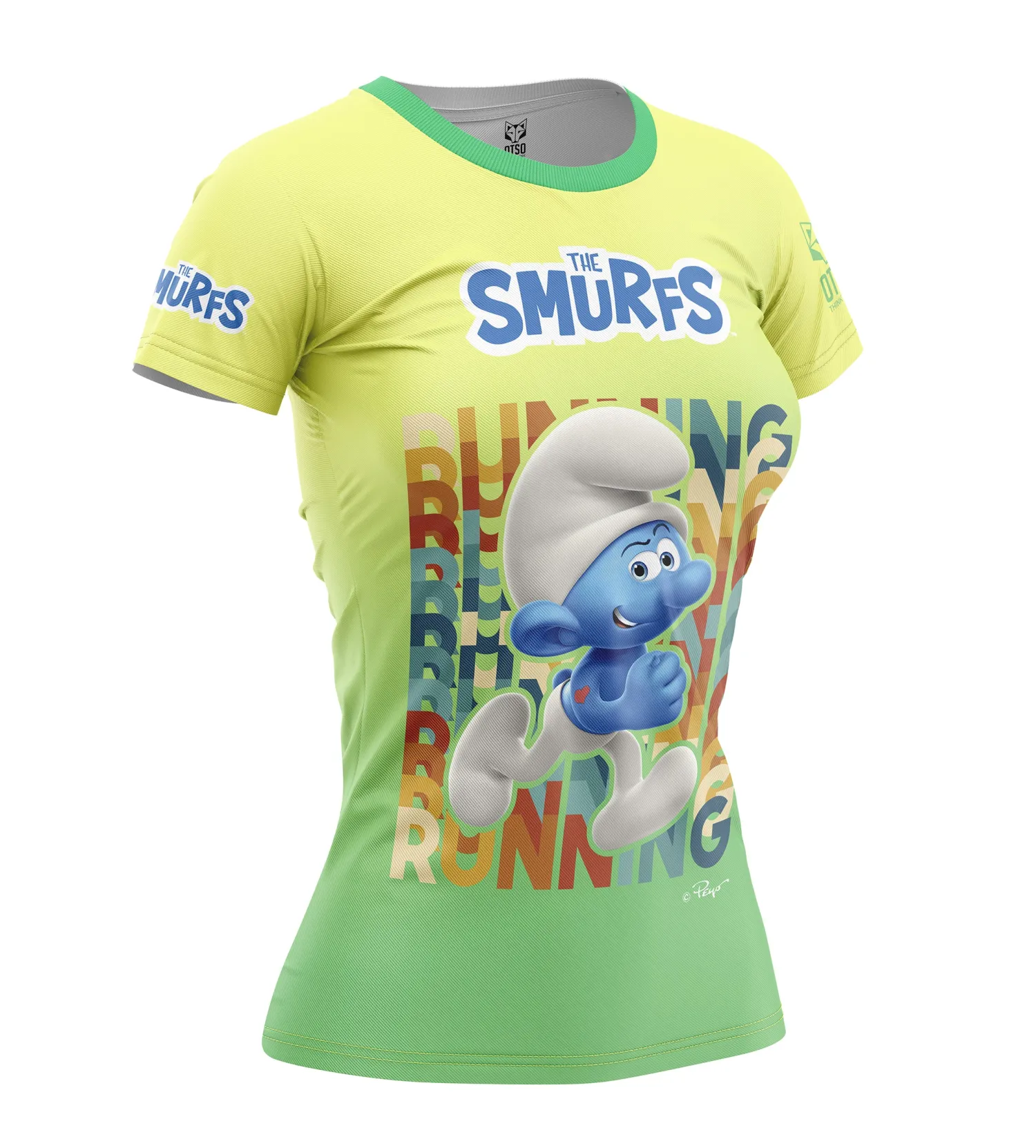 Sale OTSO Camiseta manga corta mujer - Smurf Running