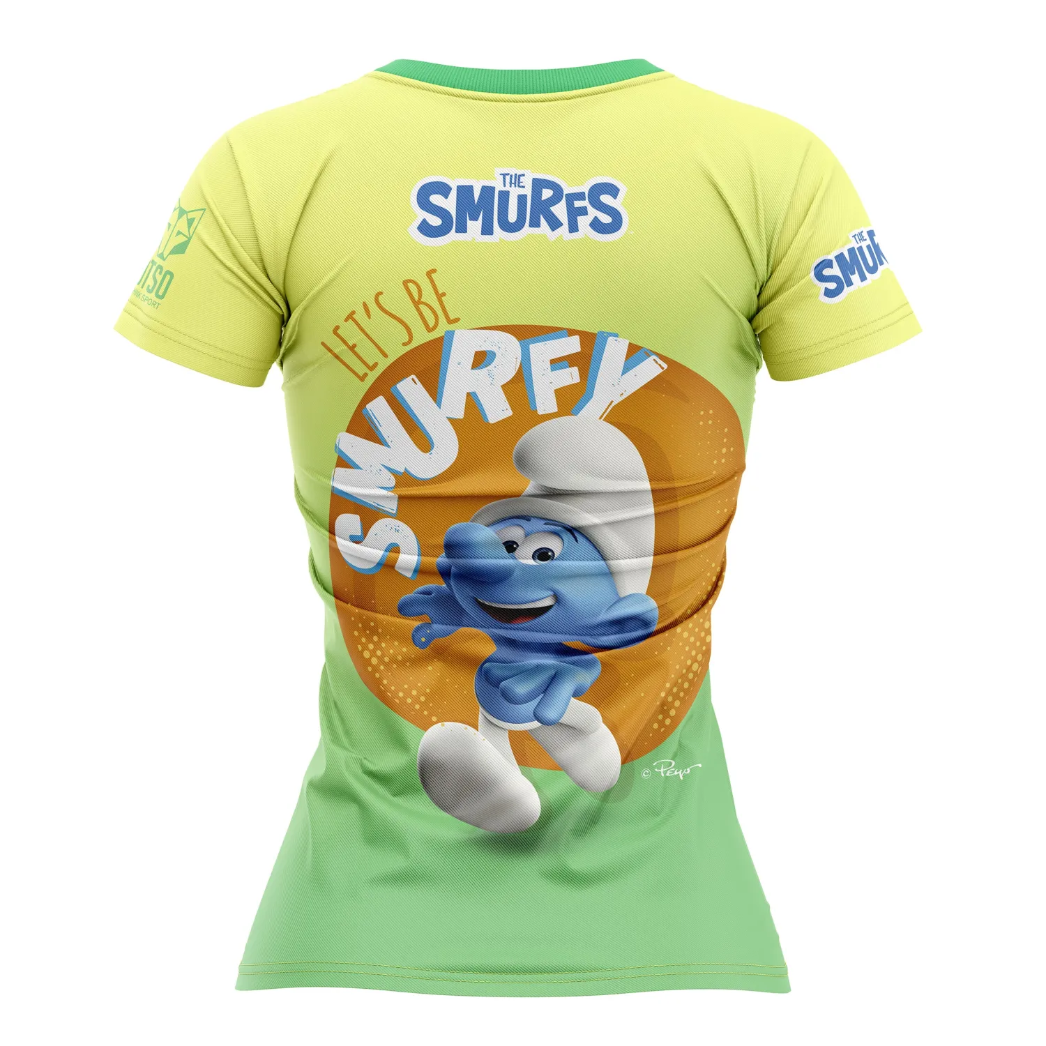 Sale OTSO Camiseta manga corta mujer - Smurf Running