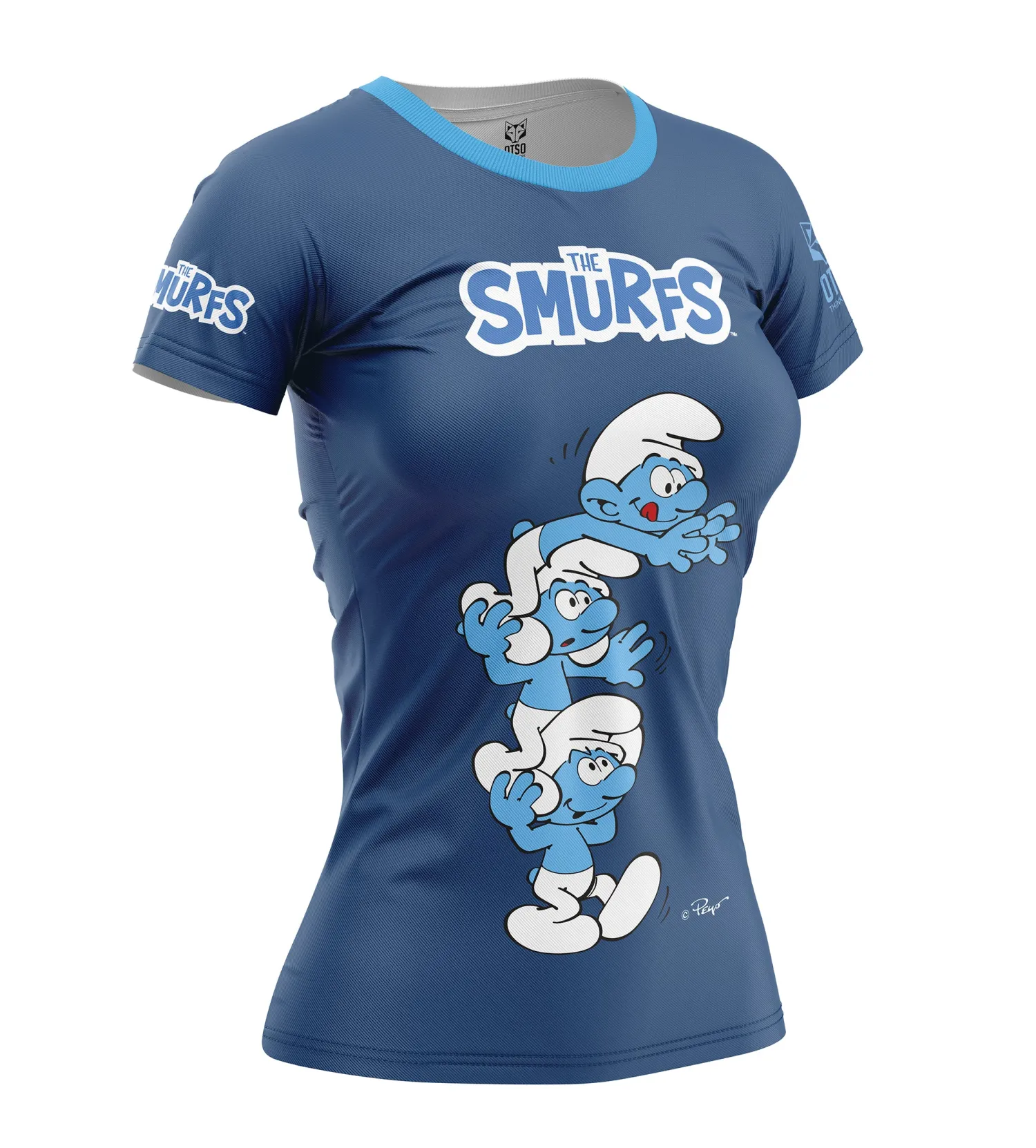 Best OTSO Camiseta manga corta mujer - Smurf Towers