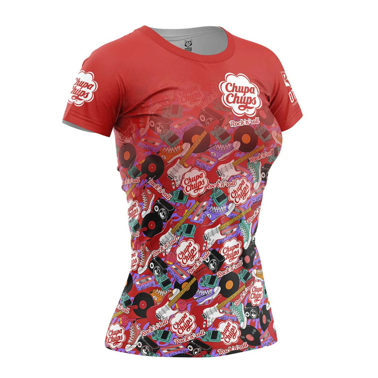 Cheap OTSO Camiseta manga corta mujer - Chupa Chups Rock'n'Roll
