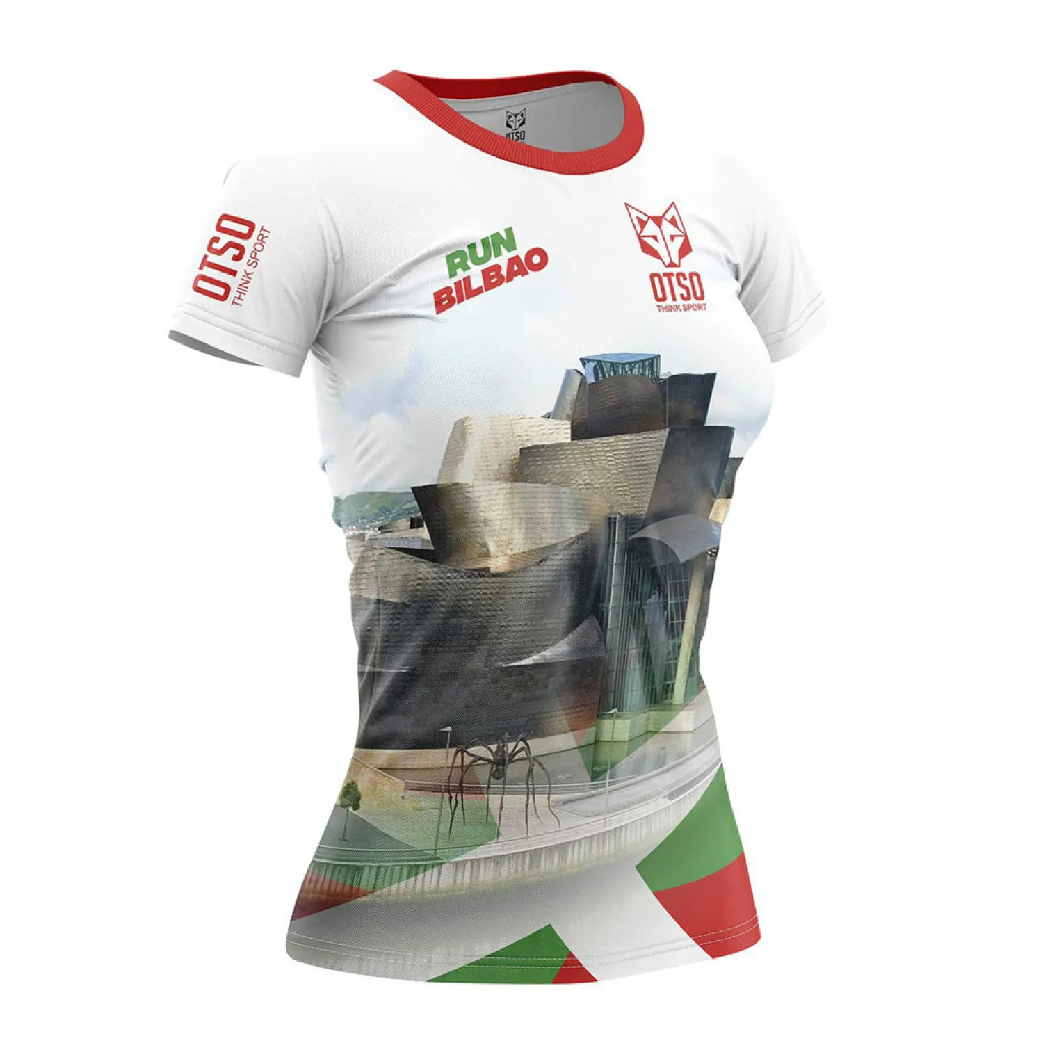 Fashion OTSO Camiseta manga corta mujer - Run Bilbao (Outlet)