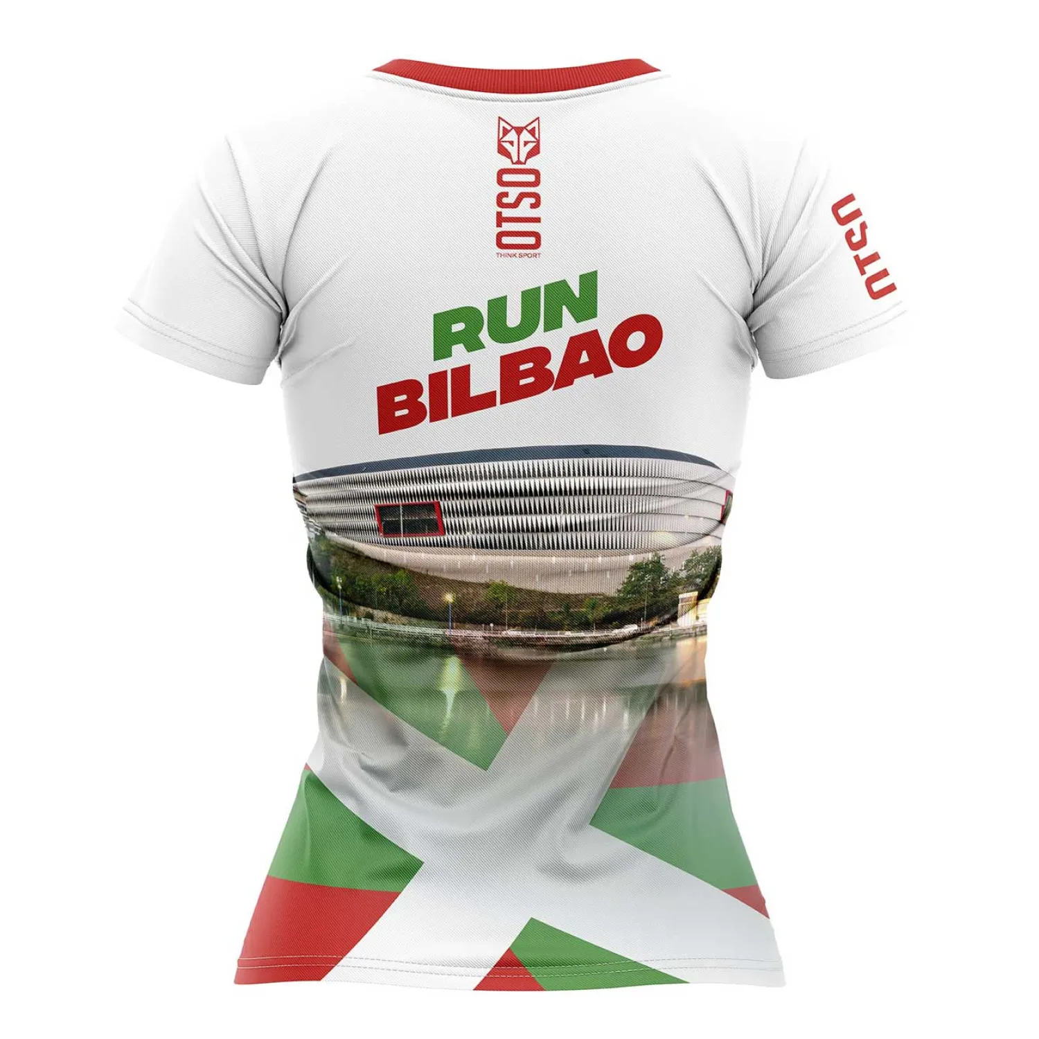Fashion OTSO Camiseta manga corta mujer - Run Bilbao (Outlet)