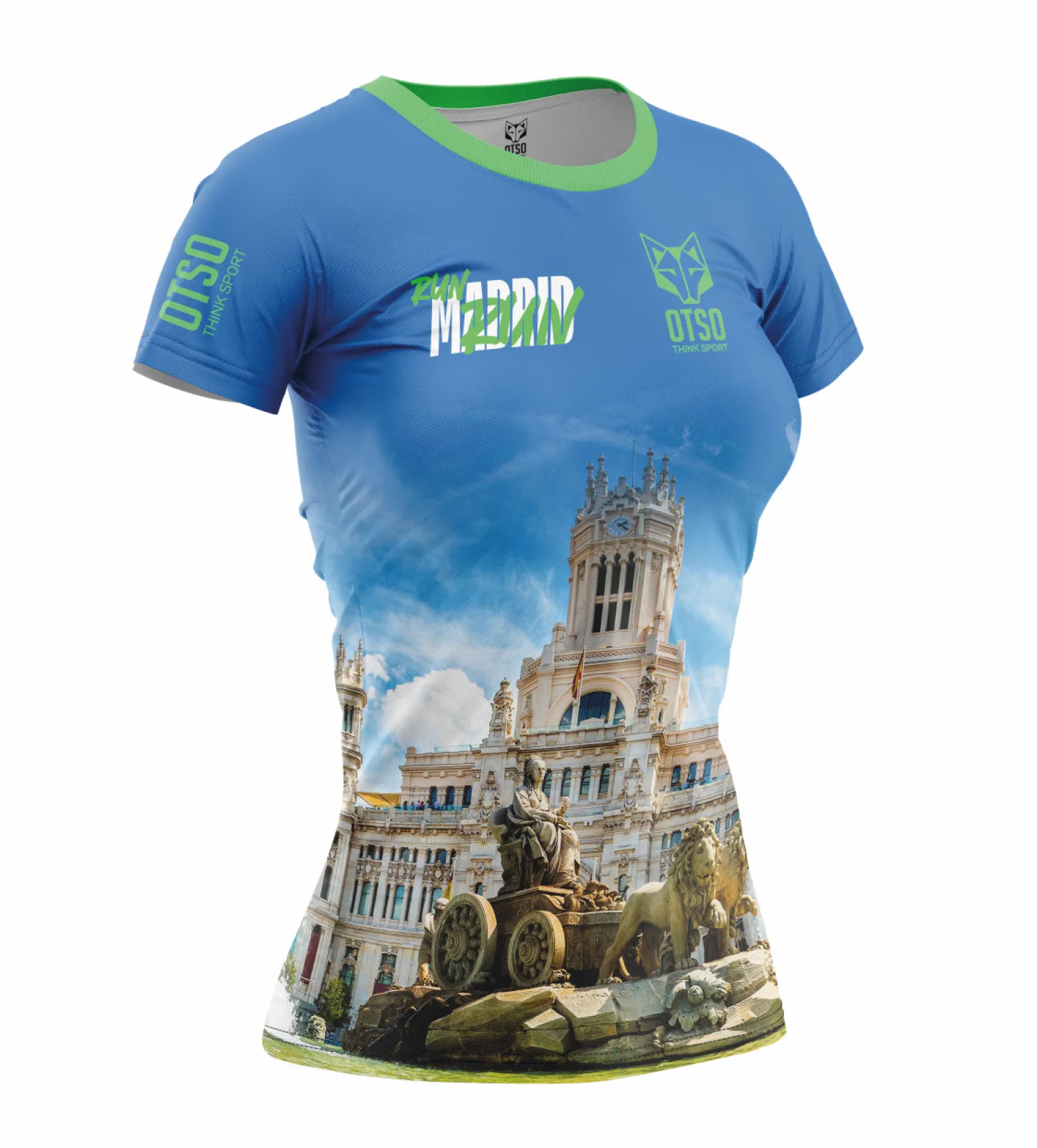 Outlet OTSO Camiseta manga corta mujer - Run Madrid (Outlet)