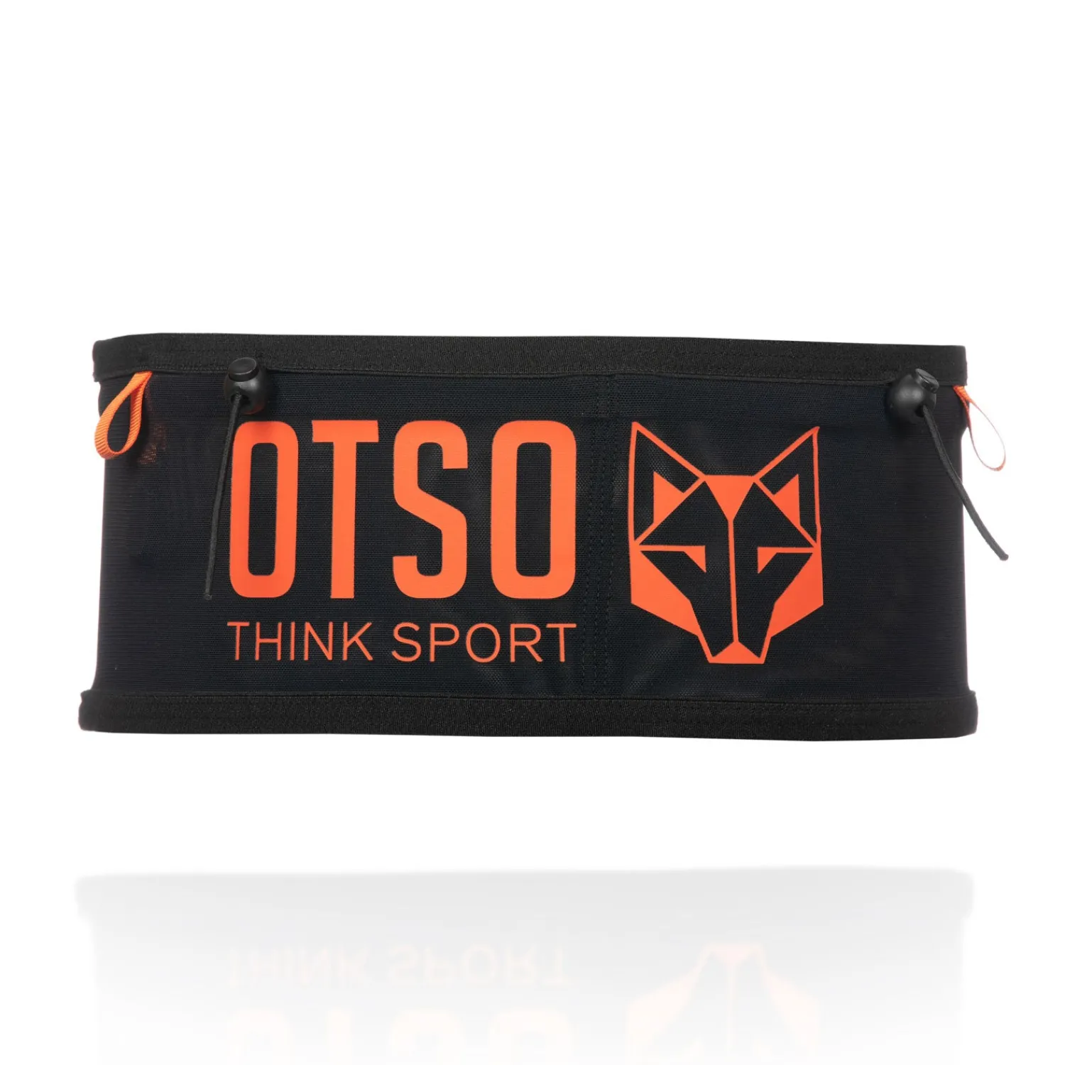 New OTSO Cinturón de correr unisex - Black & Orange