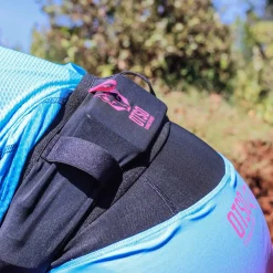 Outlet OTSO Cinturón de correr unisex - Black & Turquoise