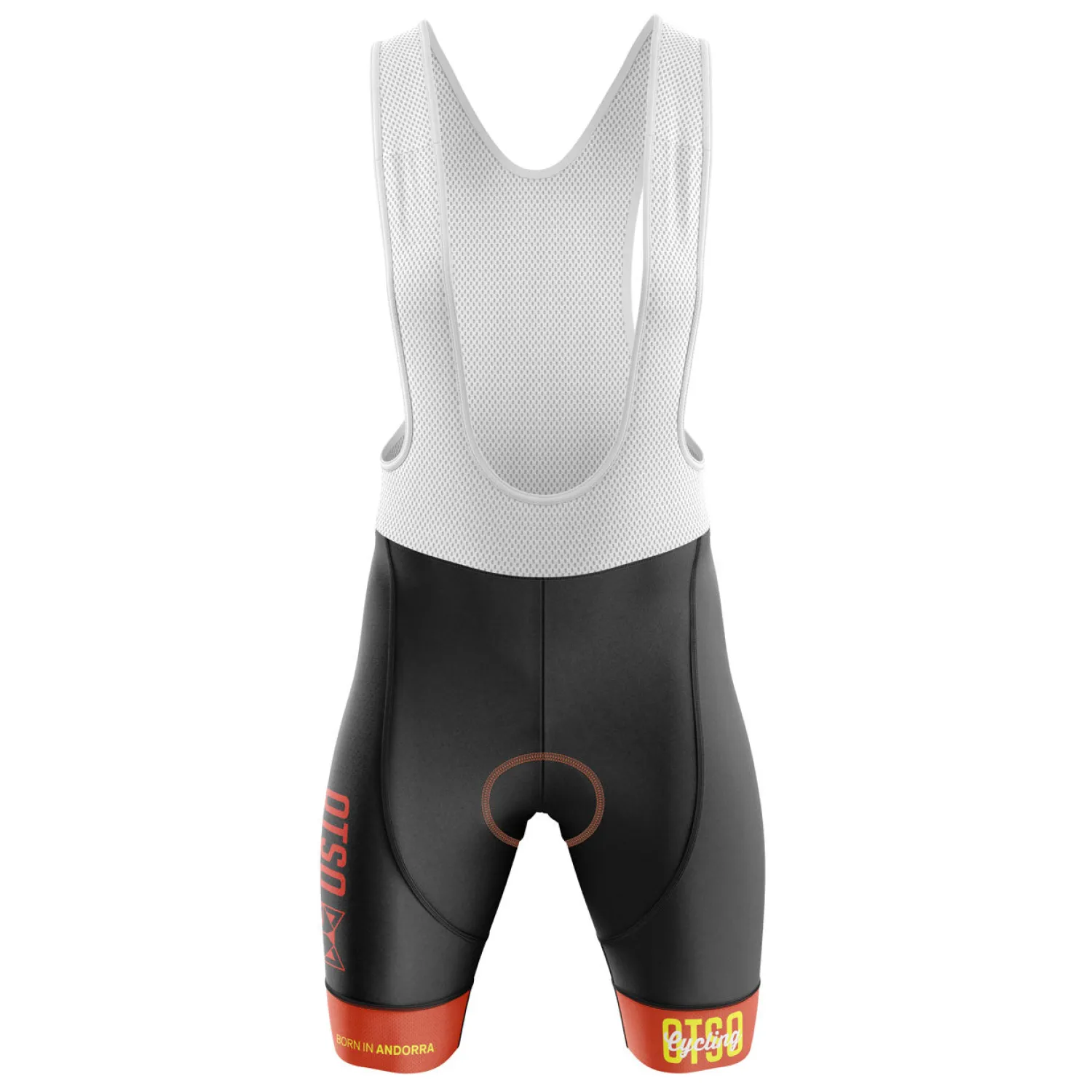 Online OTSO Culotte de ciclismo hombre - Fluo Orange (Outlet)