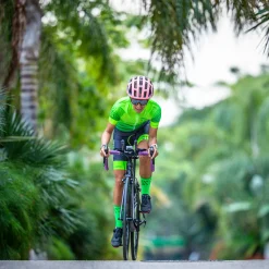 Discount OTSO Culotte de ciclismo mujer - Fluo Green (Outlet)