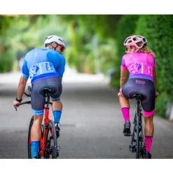 Best Sale OTSO Culotte de ciclismo mujer - Fluo Blue (Outlet)