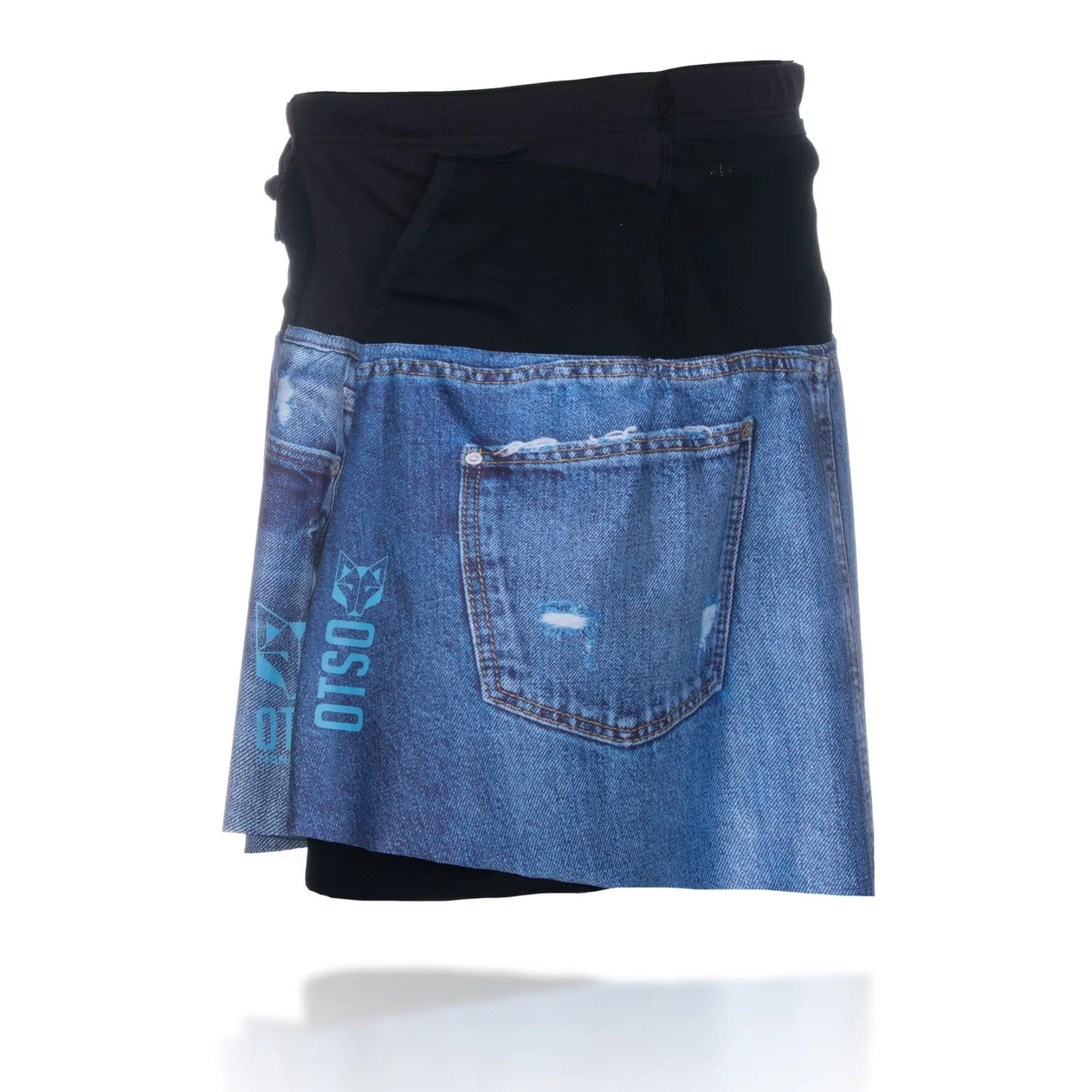 Best Sale OTSO Falda mujer - Blue Jeans