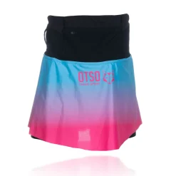 Shop OTSO Falda mujer - Light Blue & Fluo Pink
