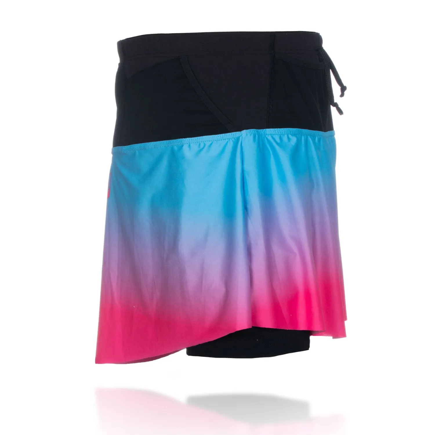 Shop OTSO Falda mujer - Light Blue & Fluo Pink