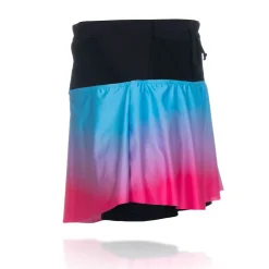 Shop OTSO Falda mujer - Light Blue & Fluo Pink
