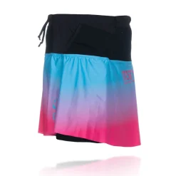 Shop OTSO Falda mujer - Light Blue & Fluo Pink