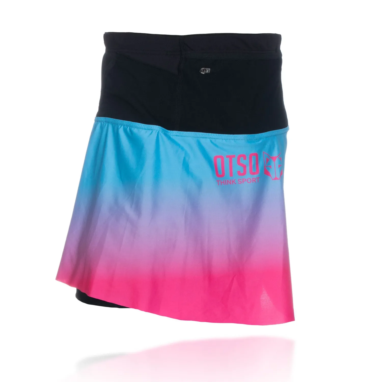 Shop OTSO Falda mujer - Light Blue & Fluo Pink