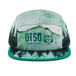 Online OTSO Gorra de correr - Green Forest