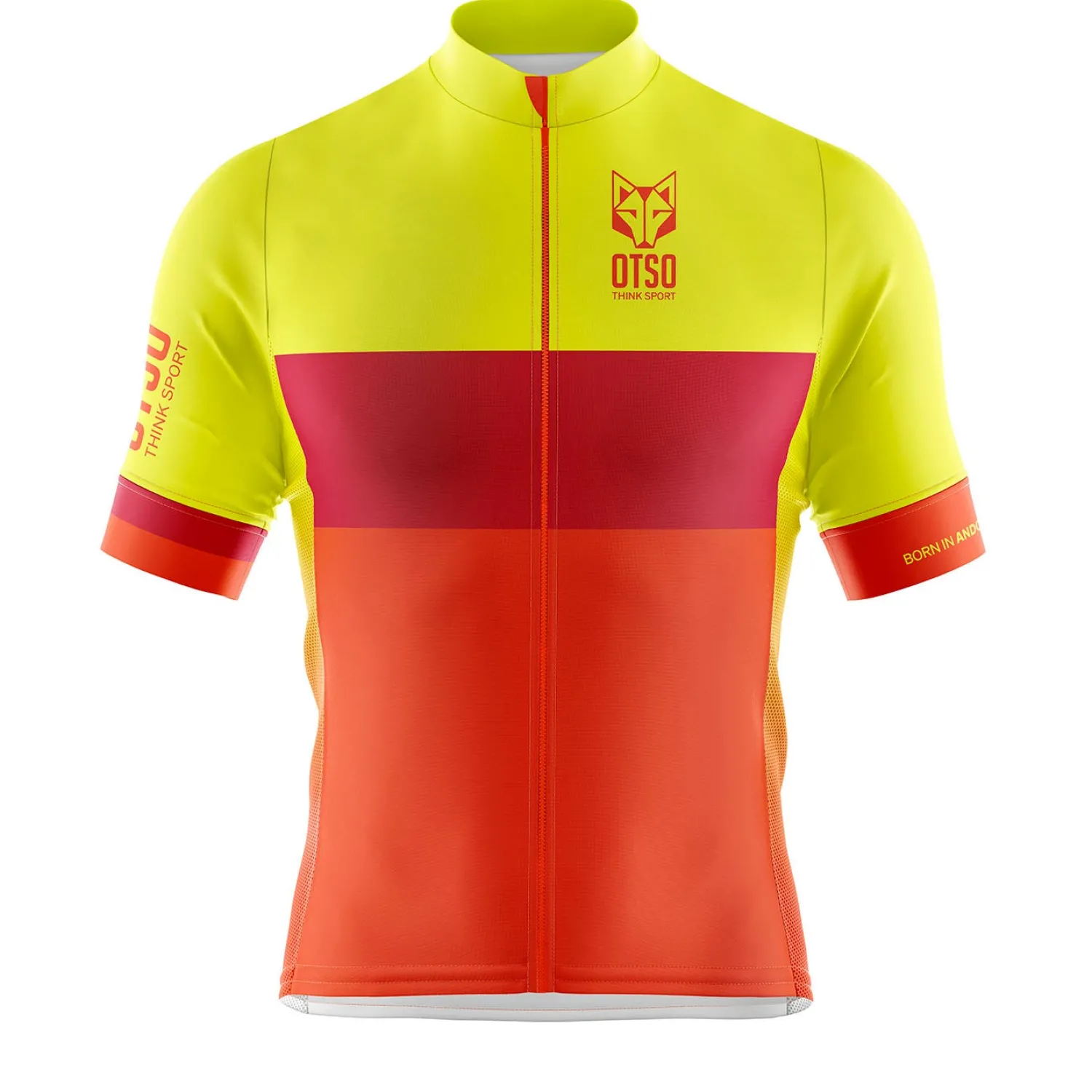 Best OTSO Maillot de ciclismo manga corta hombre - Foc