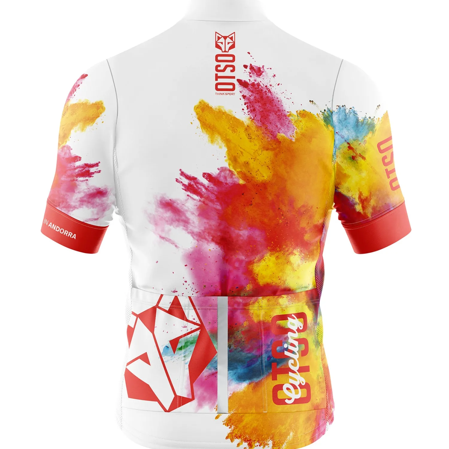 Shop OTSO Maillot de ciclismo manga corta hombre - Colors