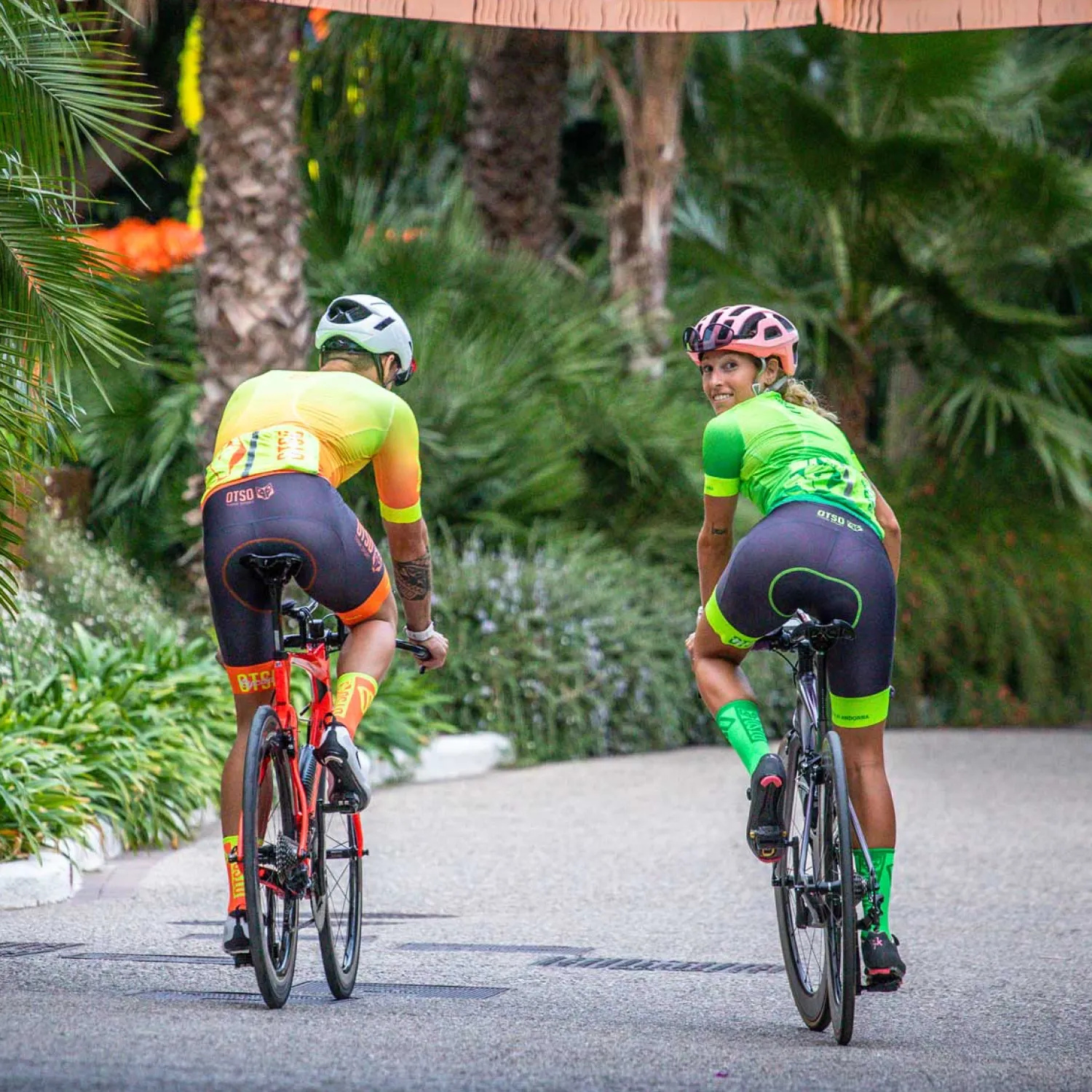 Best Sale OTSO Maillot de ciclismo manga corta hombre - Fluo Green (Outlet)