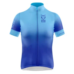 Discount OTSO Maillot de ciclismo manga corta mujer - Fluo Blue (Outlet)
