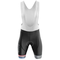 Fashion OTSO MEN'S CYCLING BIB SHORT STRIPES SILVER GREY