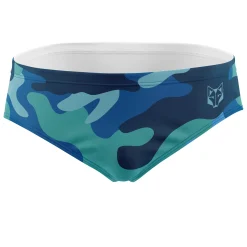 Best OTSO Men's Swimsuit Blue Camo -