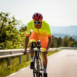 Discount OTSO Mono de triatlón hombre - Fluo Yellow & Fluo Orange (Outlet)