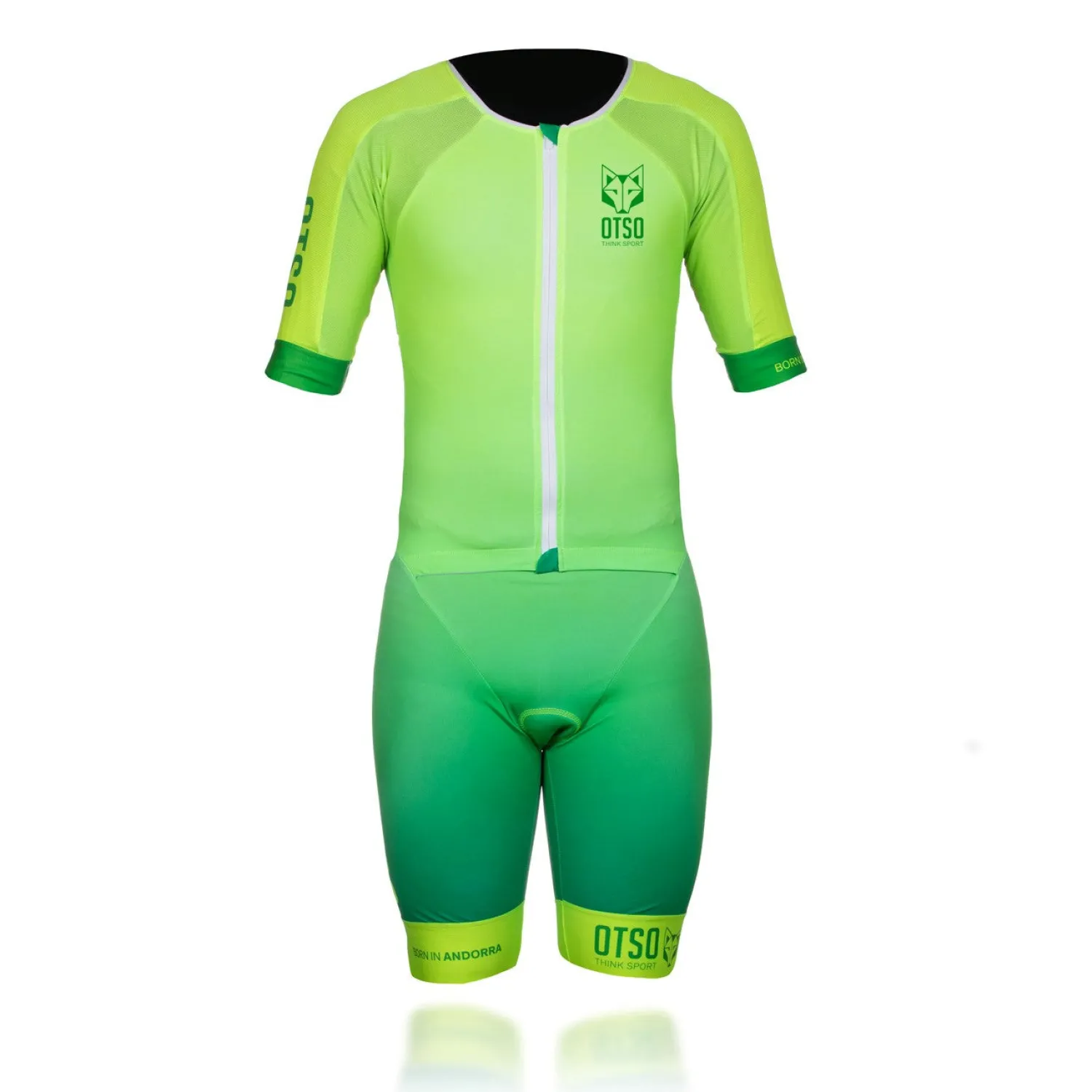 Best OTSO Mono de triatlón hombre - Fluo Yellow & Fluo Green (Outlet)
