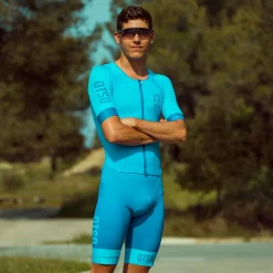 Hot OTSO Mono de triatlón hombre - Light Blue & Electric Blue (Outlet)