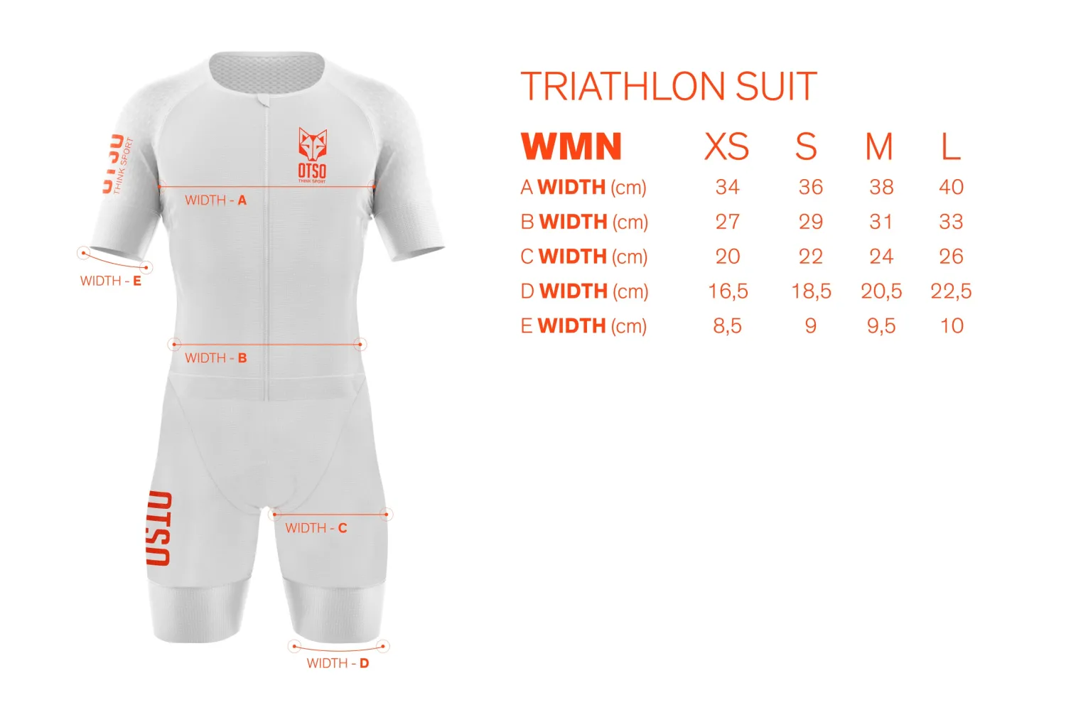 Sale OTSO Mono de triatlón mujer - Foc