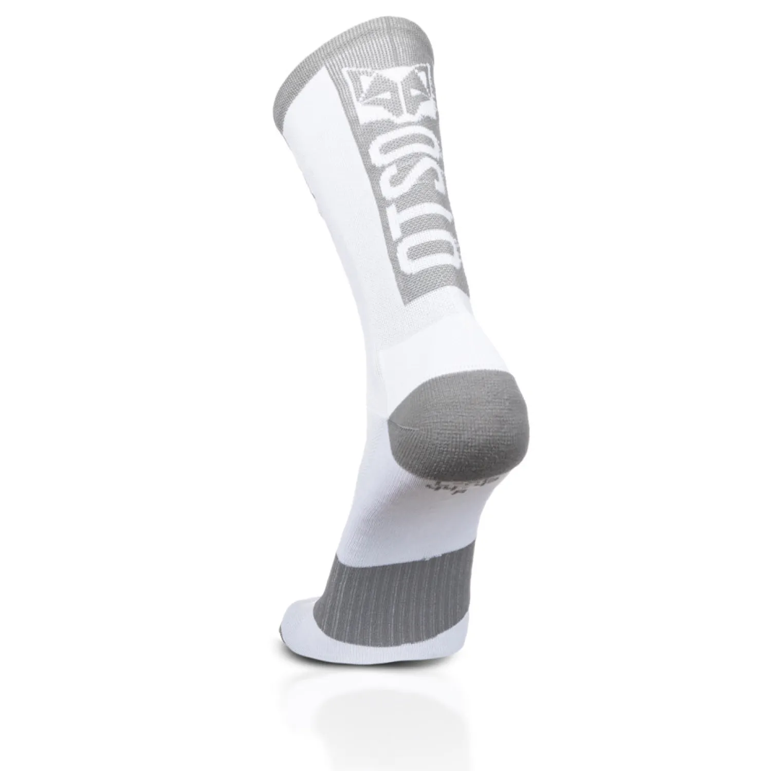 Shop OTSO Calcetines de Ciclismo Altos - Blanco y Gris