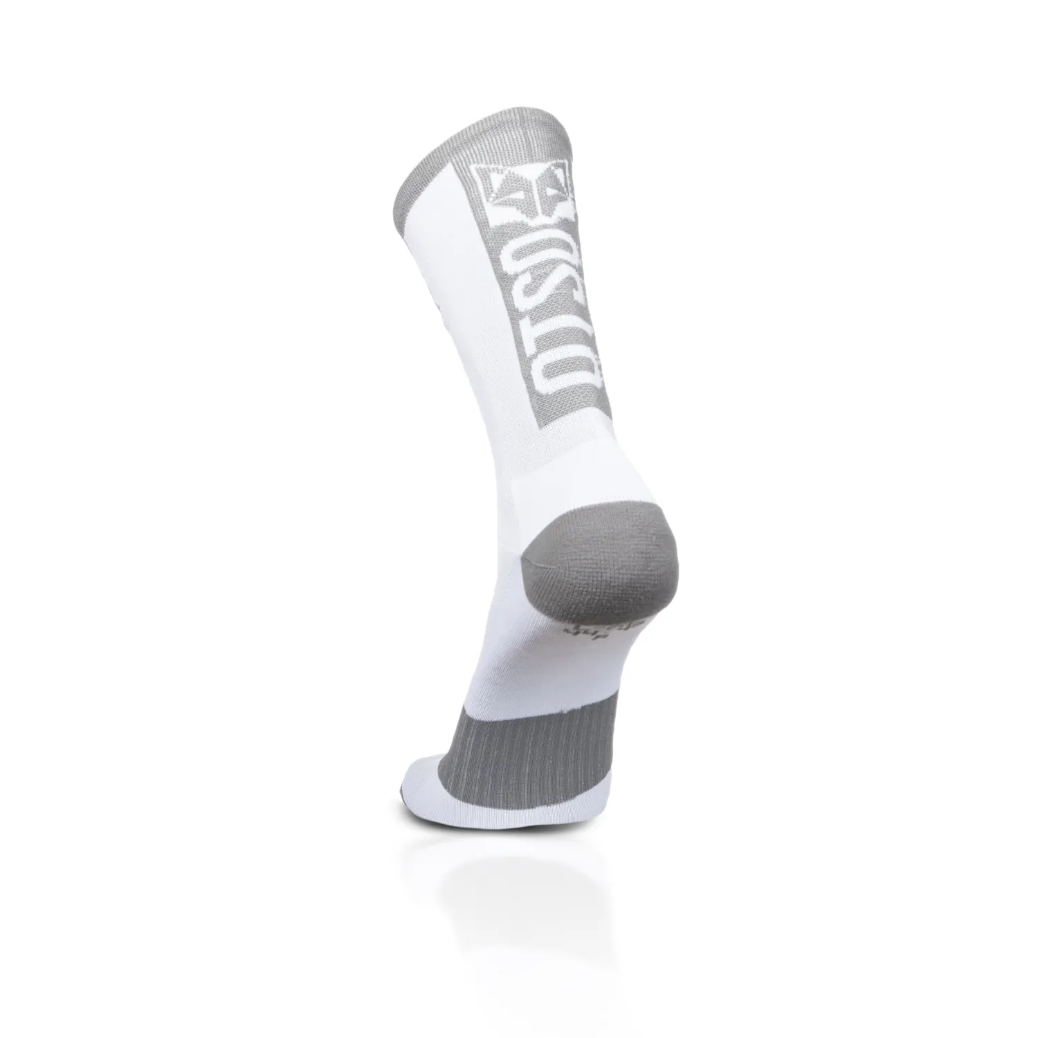 Shop OTSO Calcetines de Ciclismo Altos - Blanco y Gris