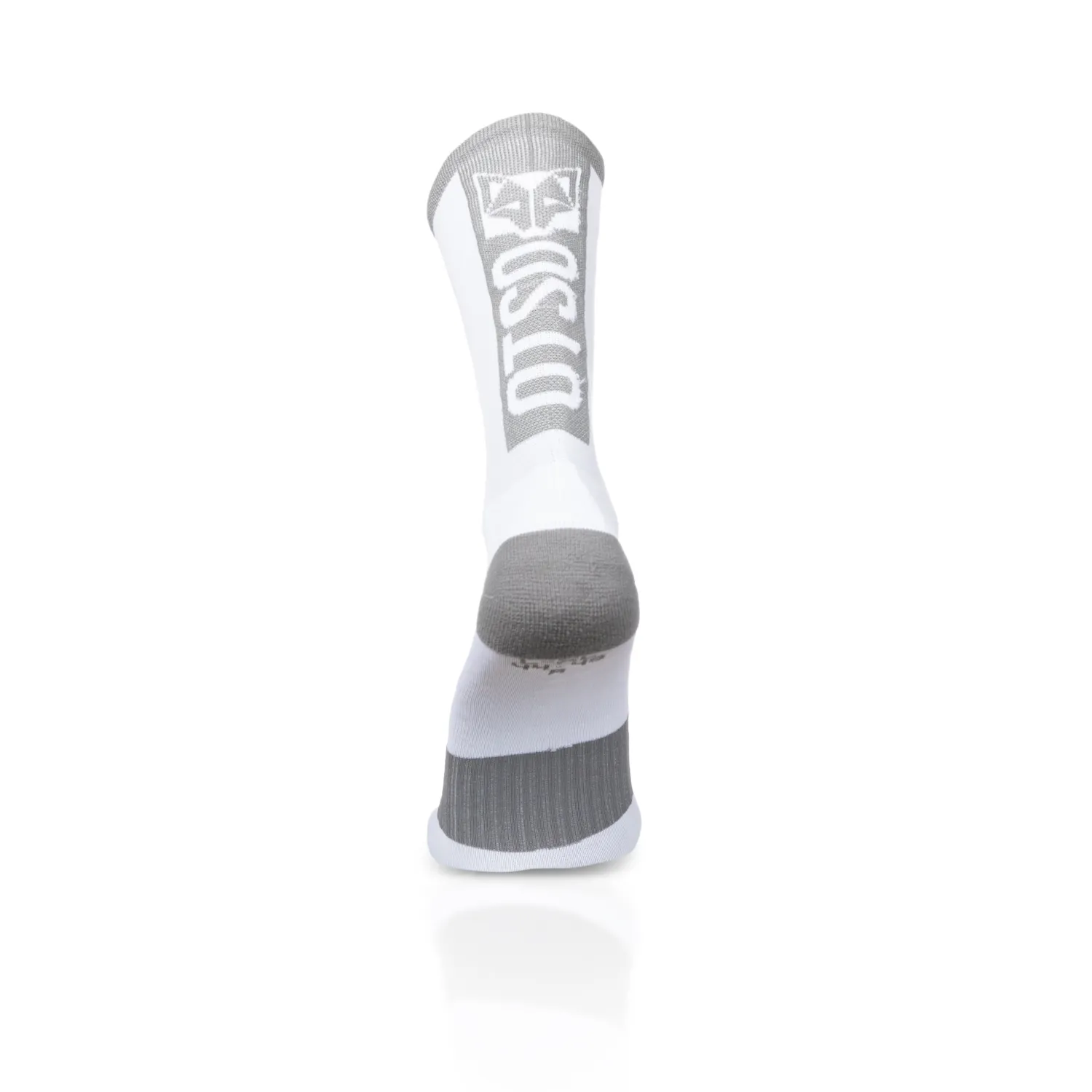 Shop OTSO Calcetines de Ciclismo Altos - Blanco y Gris