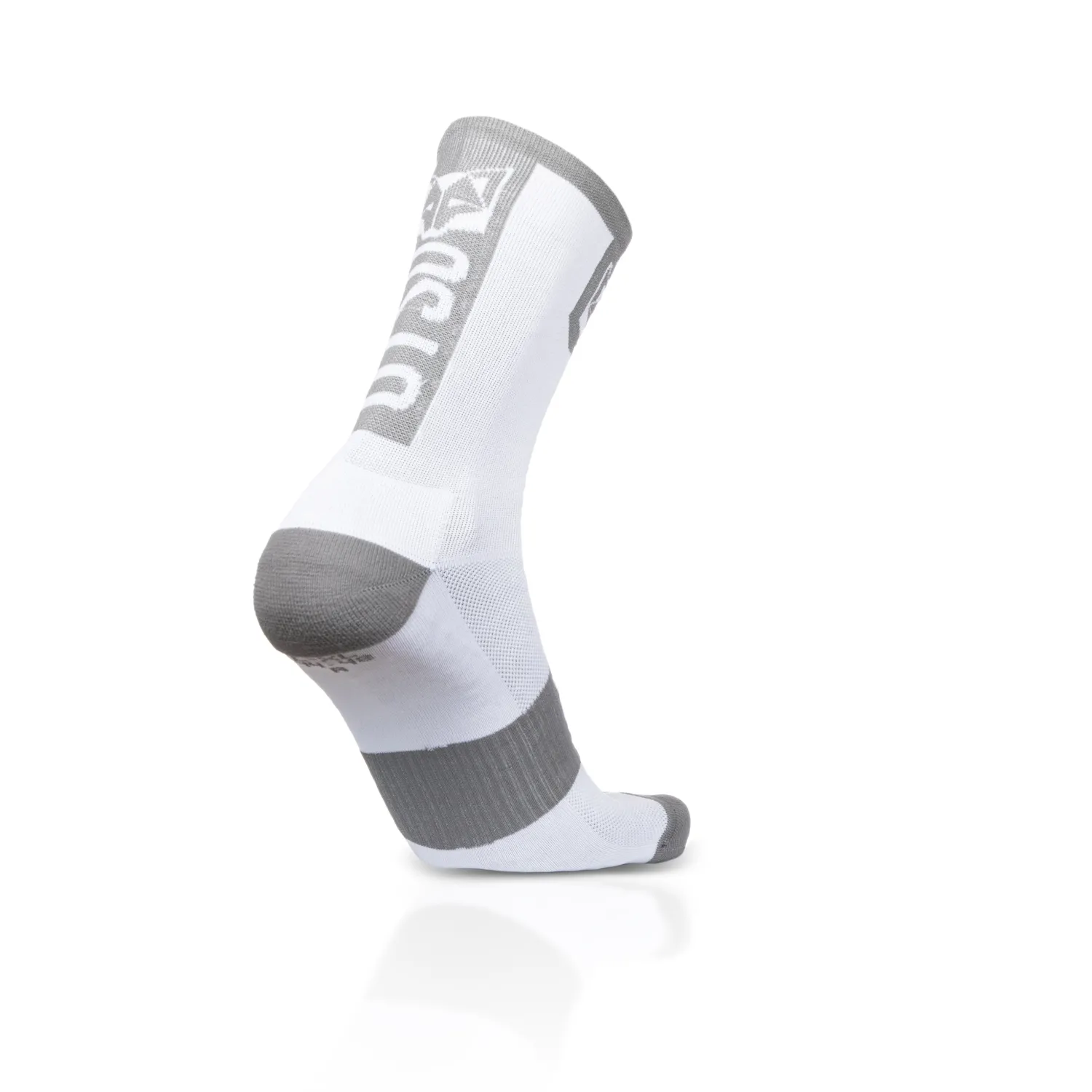 Shop OTSO Calcetines de Ciclismo Altos - Blanco y Gris