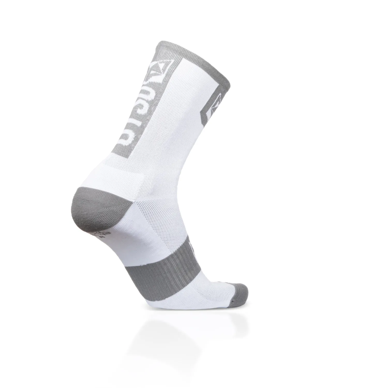 Shop OTSO Calcetines de Ciclismo Altos - Blanco y Gris