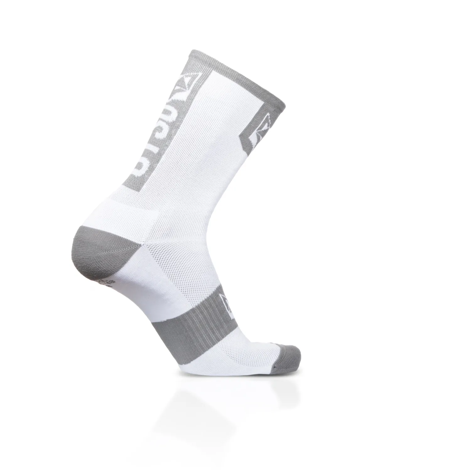 Shop OTSO Calcetines de Ciclismo Altos - Blanco y Gris