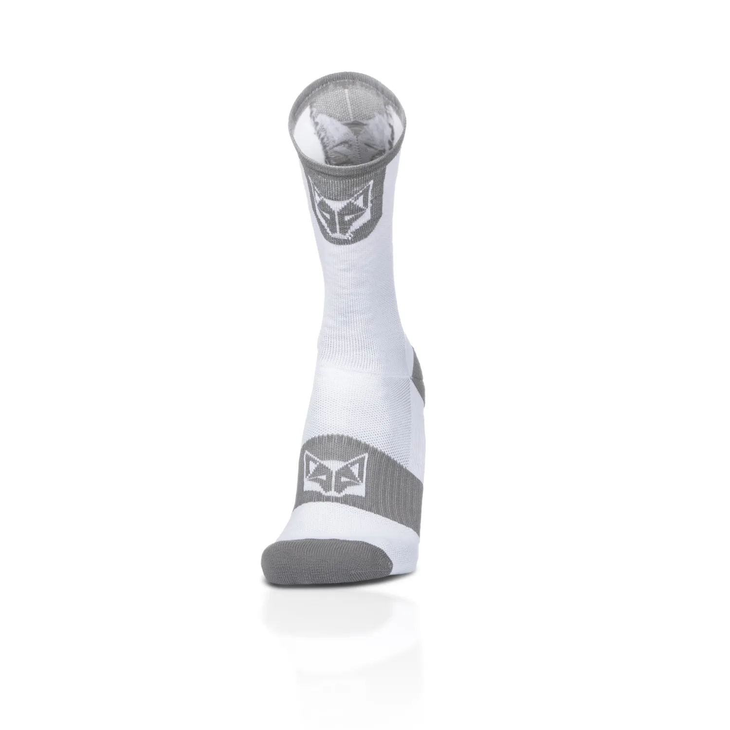 Shop OTSO Calcetines de Ciclismo Altos - Blanco y Gris